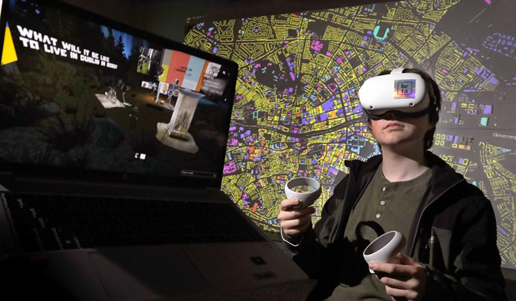 Person using VR Technology