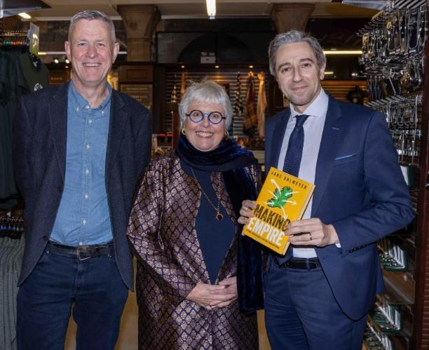 Prof. Micheal Ó Siochru, Prof Jane Ohlmeyer and Minister Simon Harris