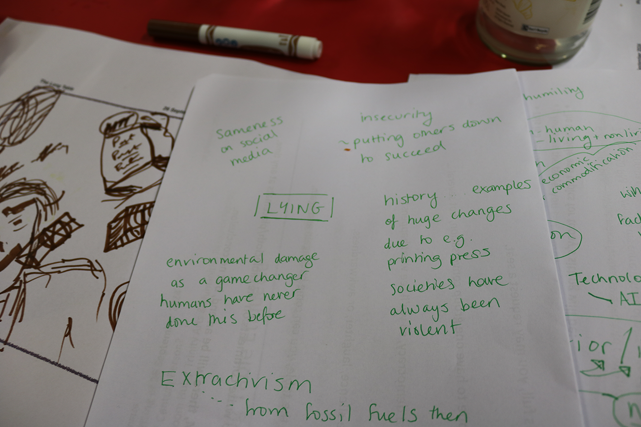 sketches from 21 century human panel