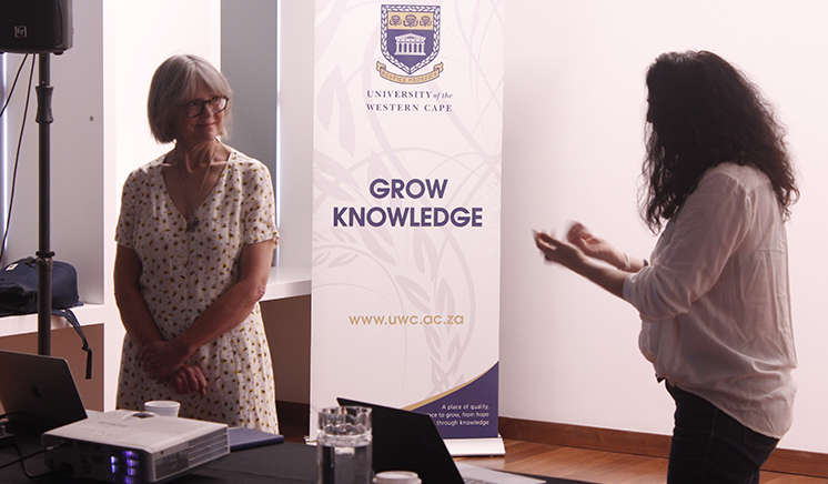 Ruth Barton at the University of the Western Cape