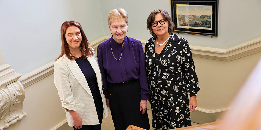 Nicole Grimes, Rosemary O'Mahony and Eve Patten
