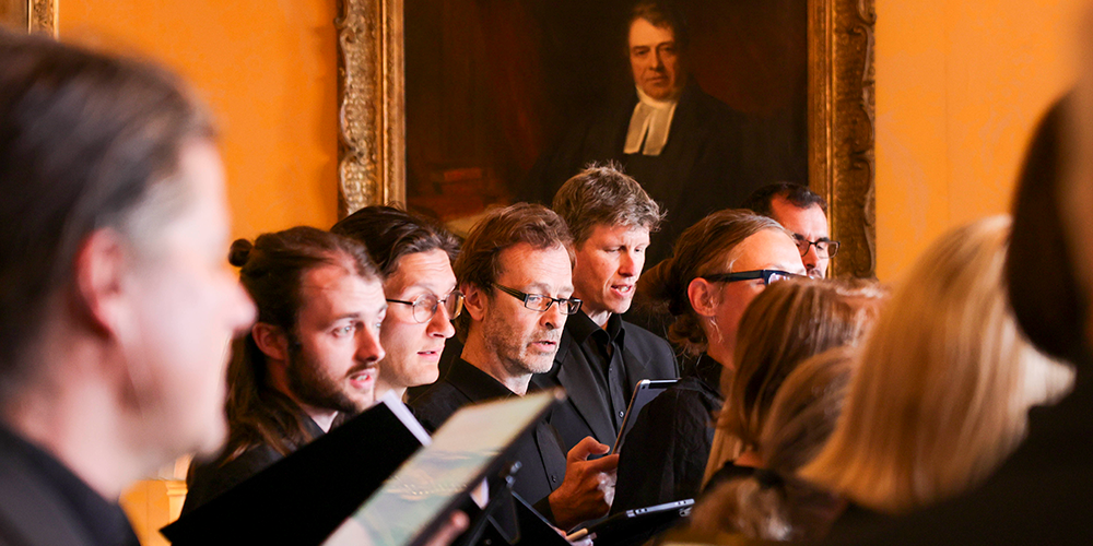 Members of the Mornington Singers Choir performing at the O'Mahony Fellowship Launch.