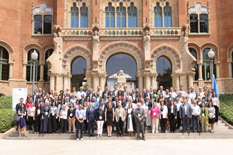 Photo of attendees at WHO Barcelona Forum on Financial Protection in Europe