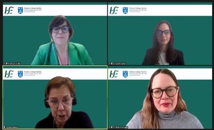Screenshot of presenters