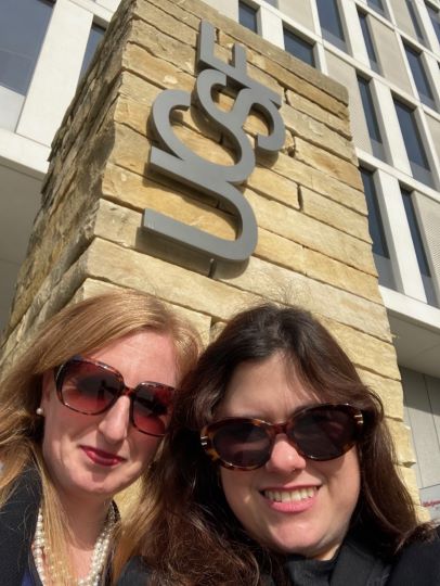 Photo of Liz Farsaci & Arianna Almirall-Sanchez in UCSF
