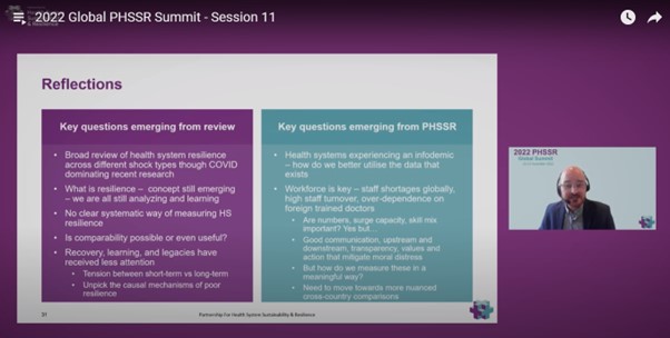 PHSSR summit slide