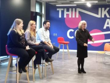 Susan Smith, Catherine O'Donoghue, Liz Farsaci, Jon Cylus