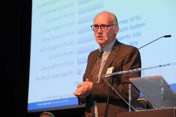 Photo of Steve Thomas at HMI conference