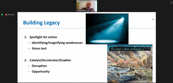 Image of slide on Building Legacy