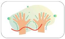 two hands