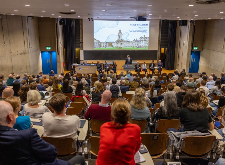 Group of people attending a seminar