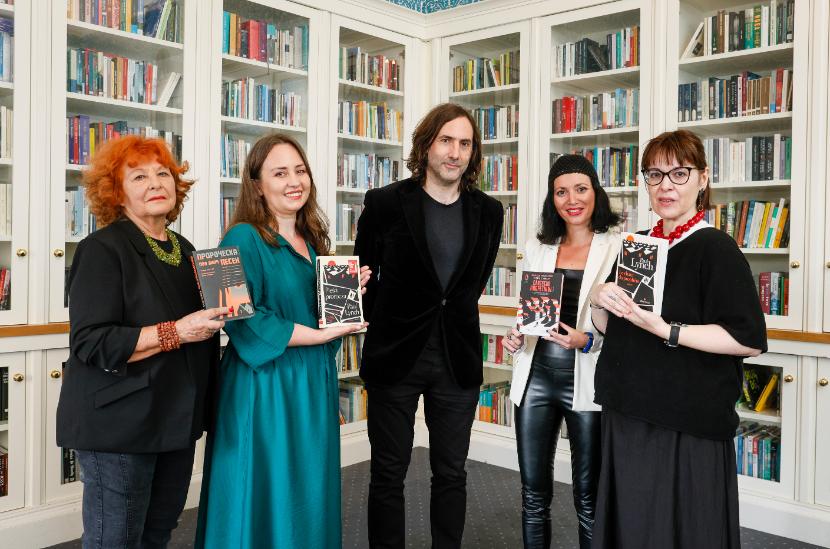 Speakers at the Translating Paul Lynch event hosted by TCLCT