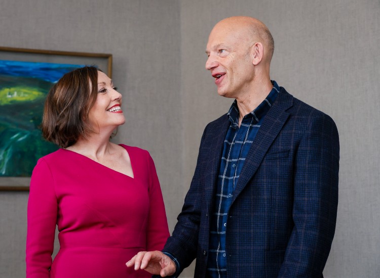 Aileen Kavanagh with Craig Verdon