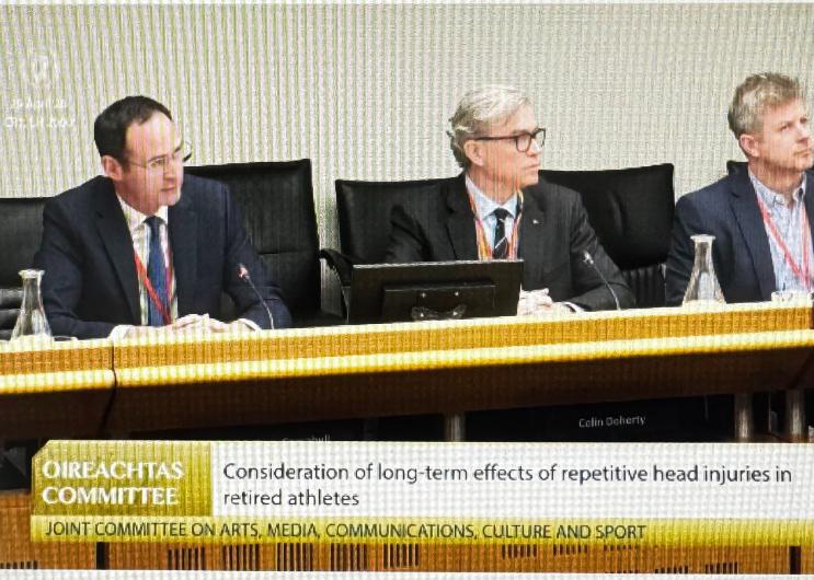 Speakers at a Dail committee