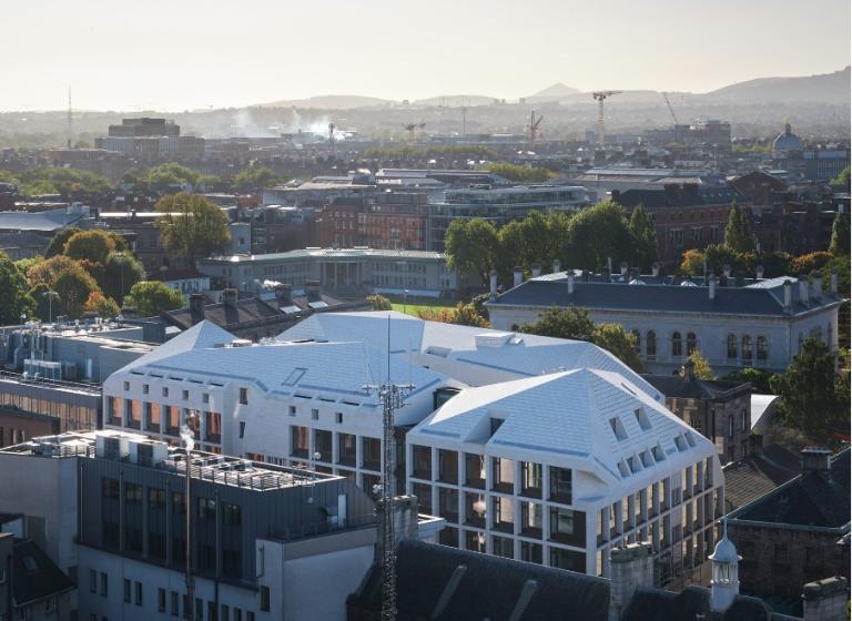 Printing House Square aerial shot