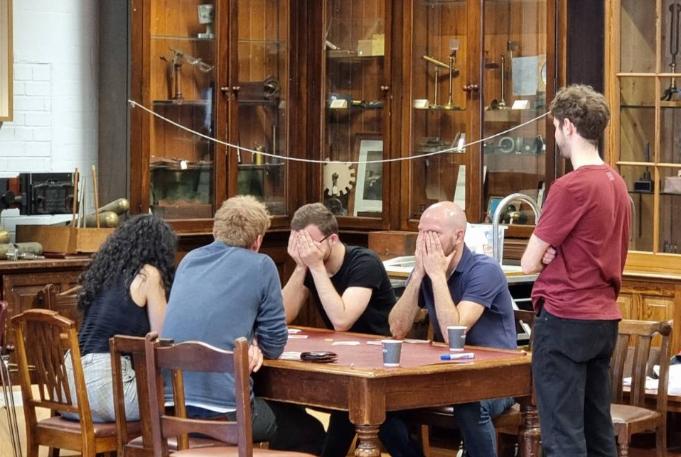 MSc students in Quantum Science play the quantum version of Zombies in Trinity's iconic Physics Building.