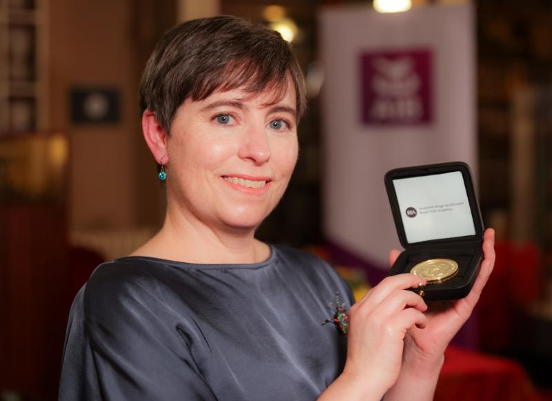 Prof. Yvonne Buckley with her RIA Gold Medal