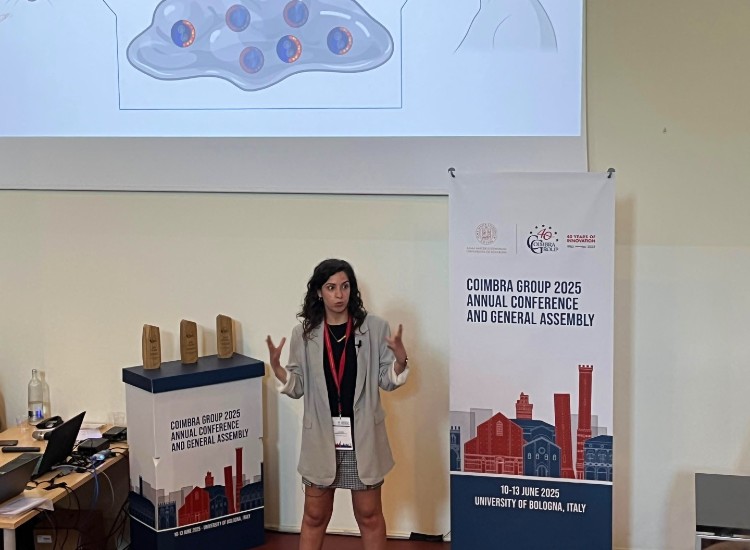 A woman delivers a presentation