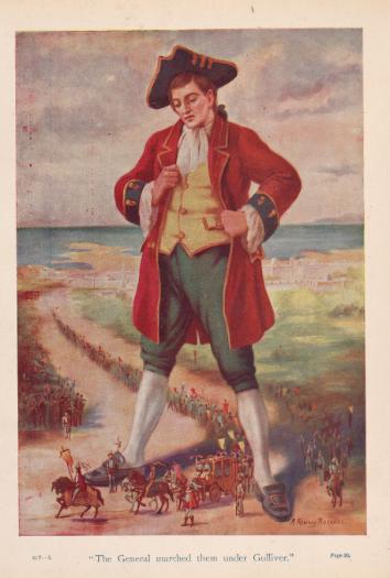 Illustration from Gulliver's Travels book