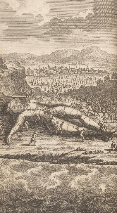 Illustration from Gulliver's Travels book