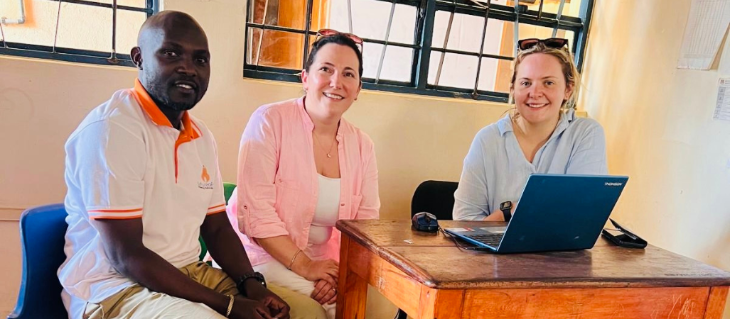 Dr Eleanor Hollywood in Nansana