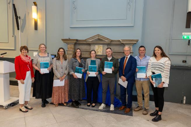 Research Finance team collect award