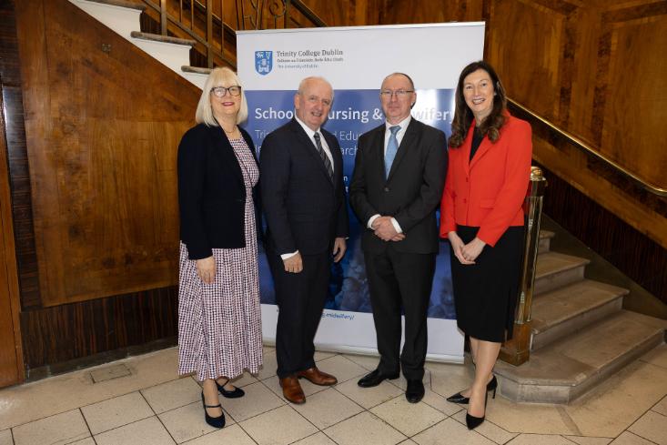 Prof Eilish Burke, Bernard Gloster, Prof Damien Brennan and Eileen Whelan