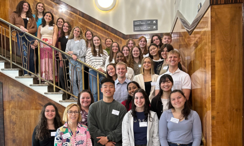 Students attending summer school