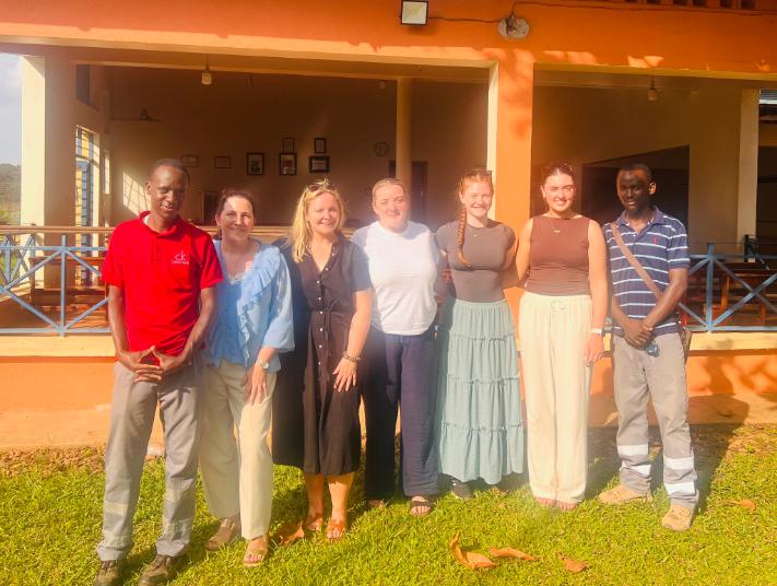 Volunteer Coordinators and Students in Uganda