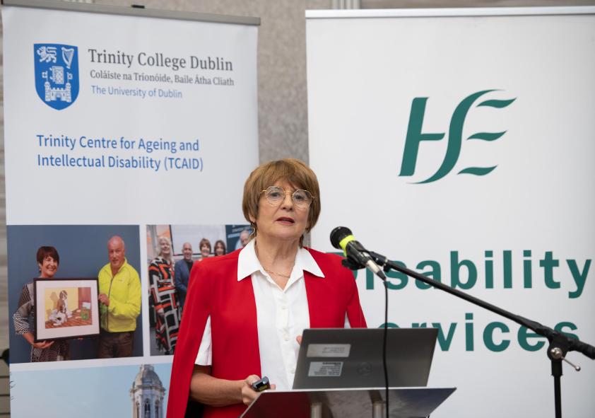 Professor Mary McCarron delivers a keynote address