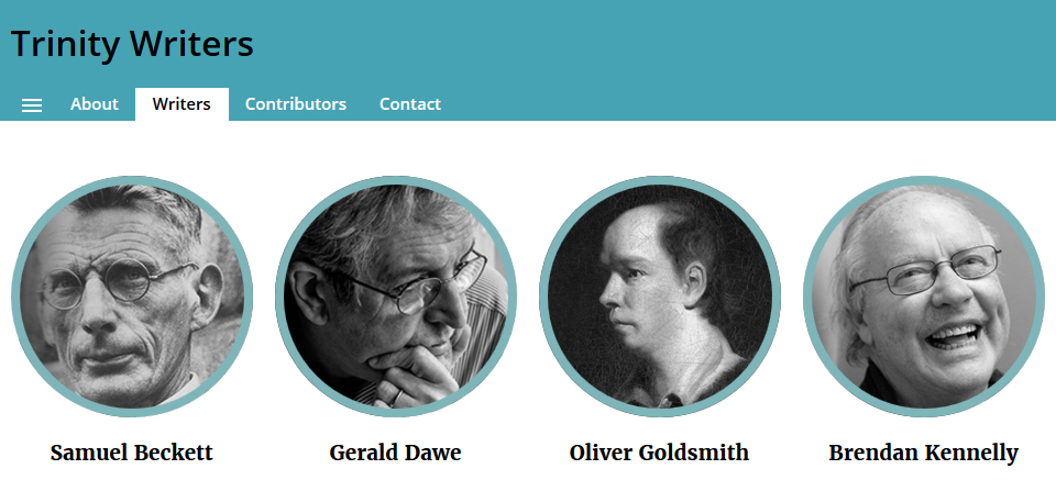 Trinity Writers Website