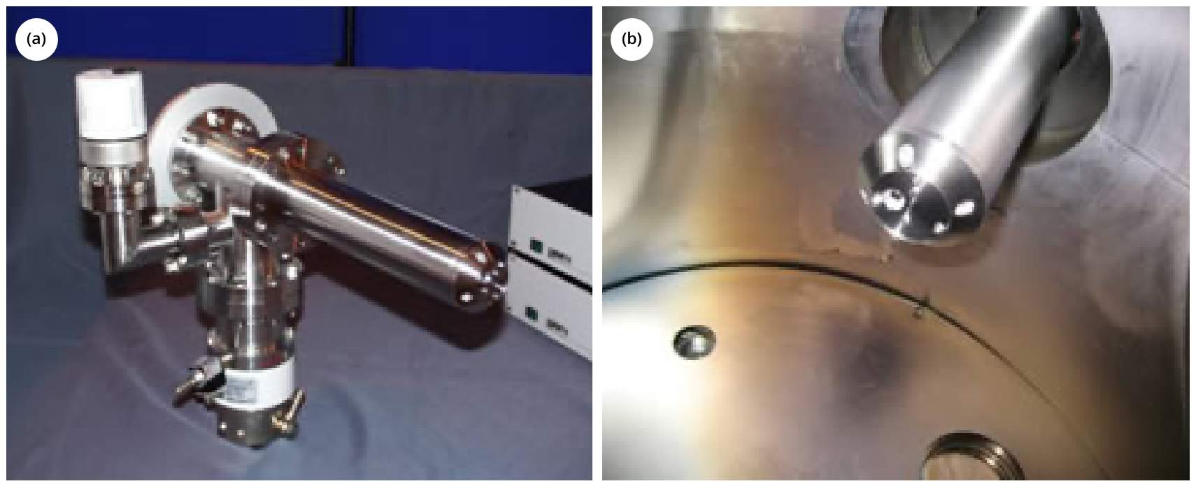 Two images of the Hiden end point detector