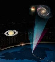 i-iofar image of earth and the solar system