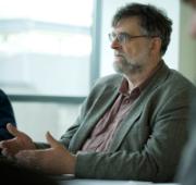 Image of Professor Michael Coey in conversation