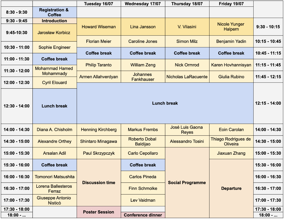 Official program of the conference