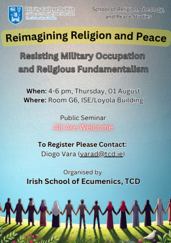 Reimagining Religion and Peace seminar flyer