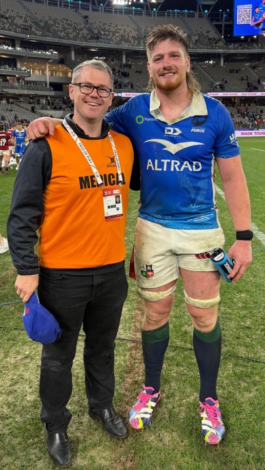 Johnny Iliff and Joe McCarthy British and Irish Lions vs Western Force June 2025