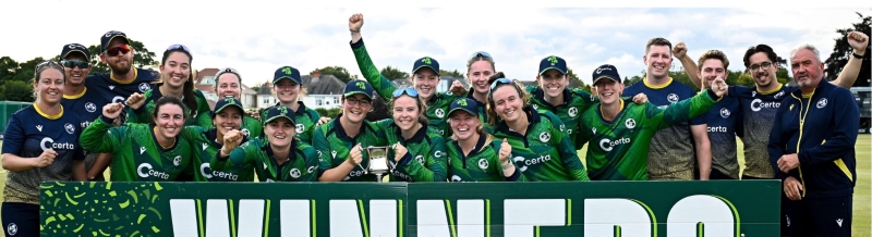 Cricket Ireland Women's T20I 2-1 win against Pakistan August 2025