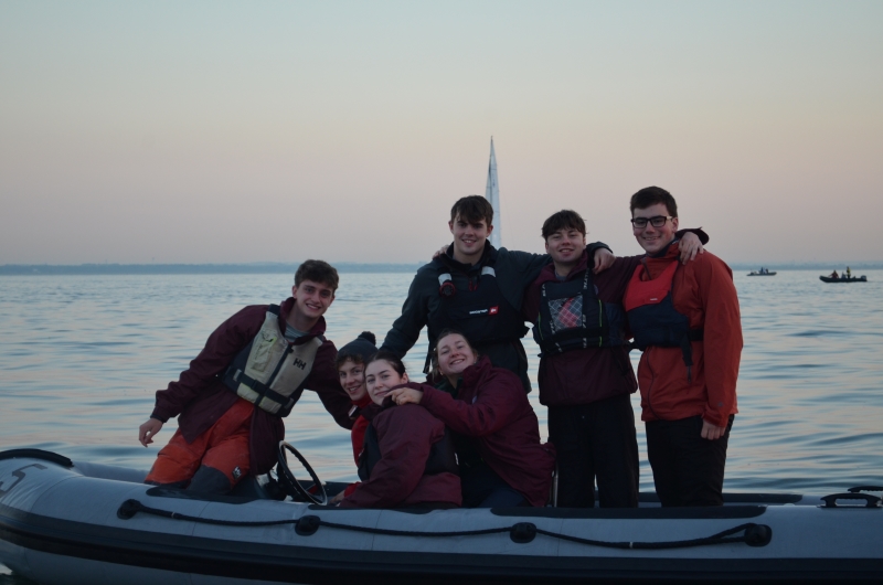 DUSC on the water for Darkness into Light 2025