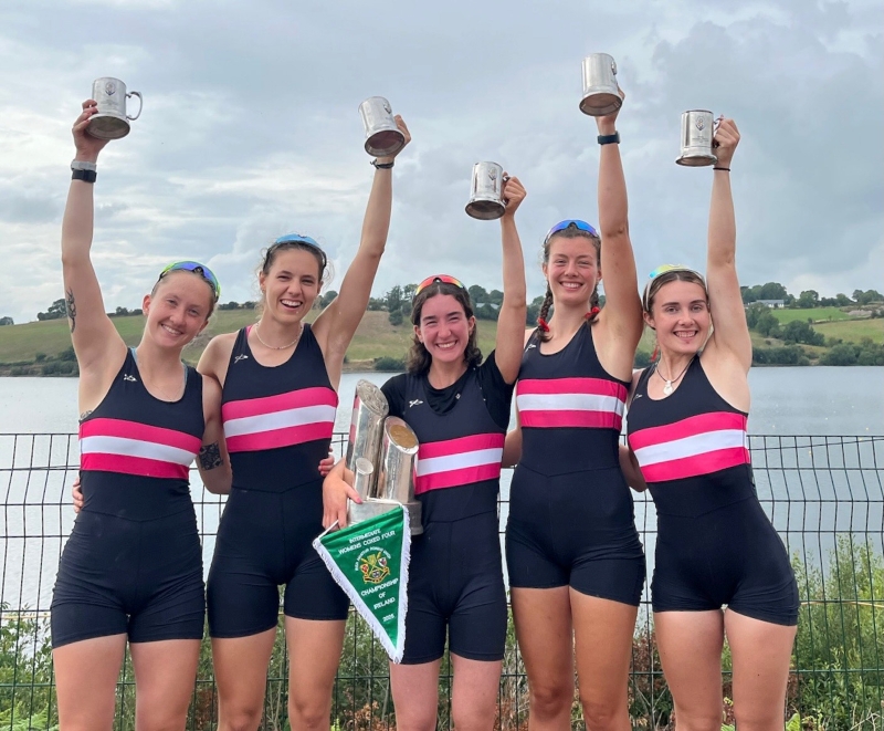 DULBC Intermediate 4+ with cox + Captain Jane Prendergast National Championship win 2025