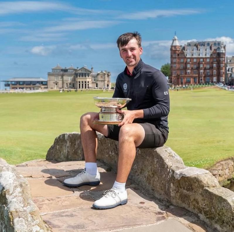 Eoin Sullivan Boyd Quaich Memorial golf tournament June 2025. Credit: Chris Reekie