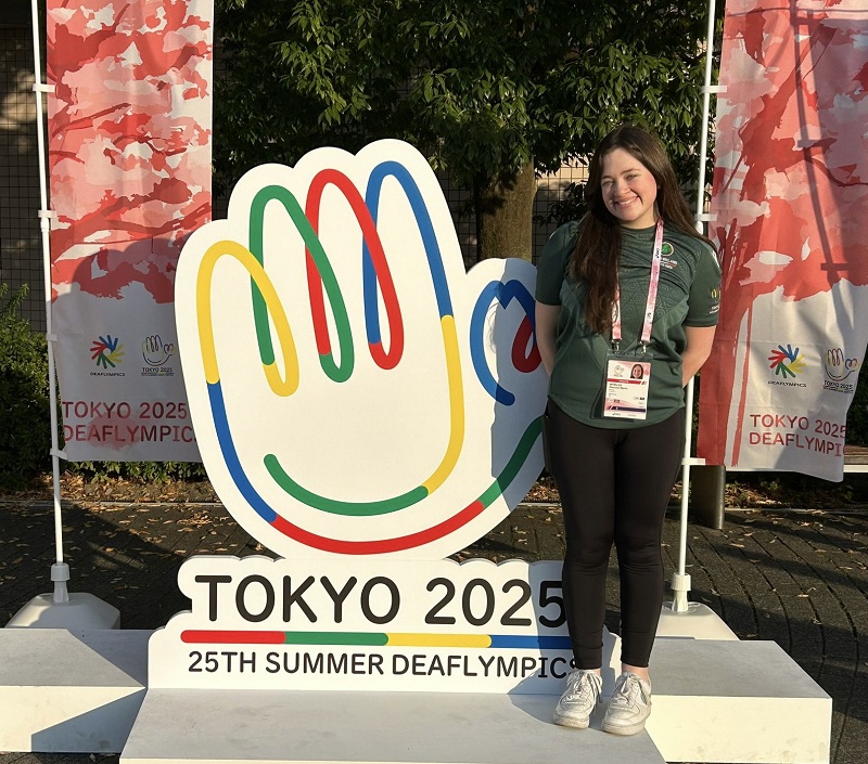 Gemma Whelan at Deaflympics Tokyo 2025