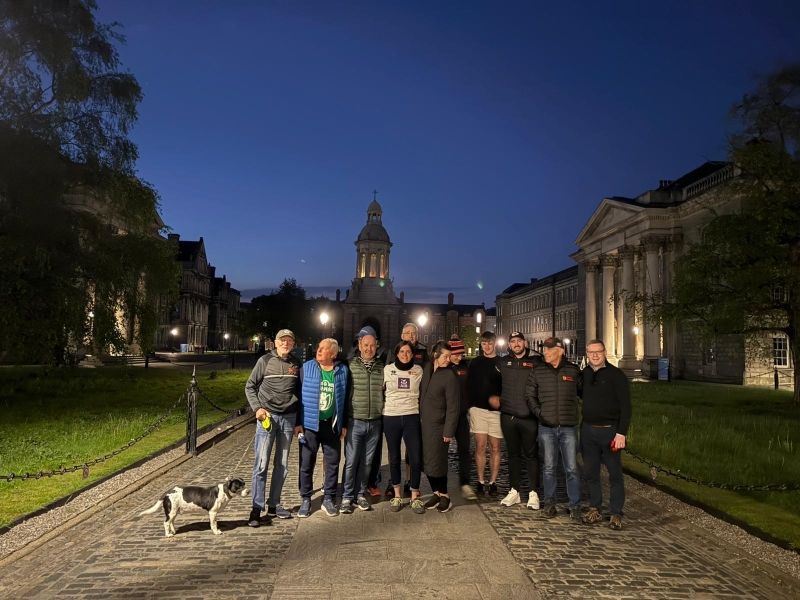 DUFC set off from Front Square for Darkness into Light 2025