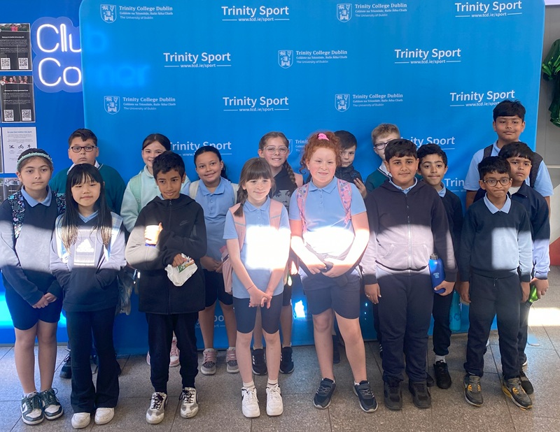 Trinity Access Programmes (TAP) primary school sports day group photo, 13 May 2025