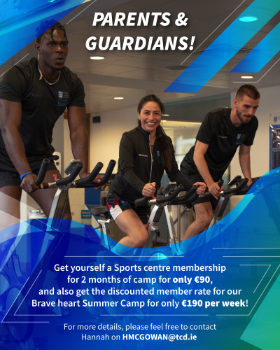 Parents Gym offer summer 2025 poster