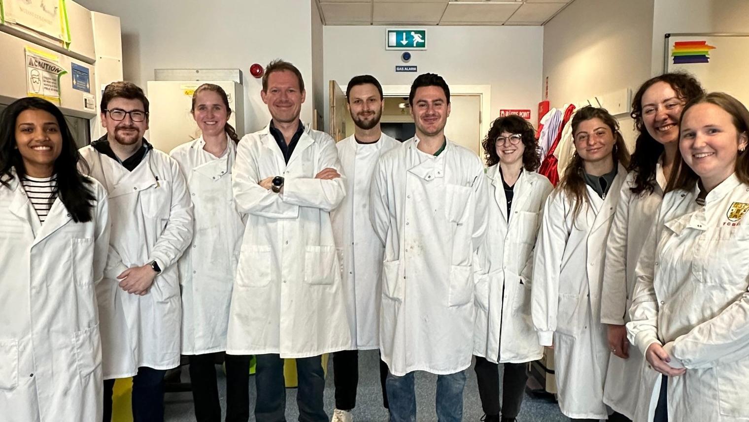 Green Labs team members: Meenakshi Suku, Pedro Herreros Pérez, Niamh Wilson, Simon Carroll, Kyle Storey, Matteo Mancini, Tara Ní Néill, Francesco Spagnuolo, Aoife McLoughlin, Olivia Strong. Not pictured: Annalisa Rovinelli, Aliaa Karam, Carolina Martins, Jhaleh Amirian, Kaoutar Chattahy, Remya Kommeri, Sara Corbezzolo.