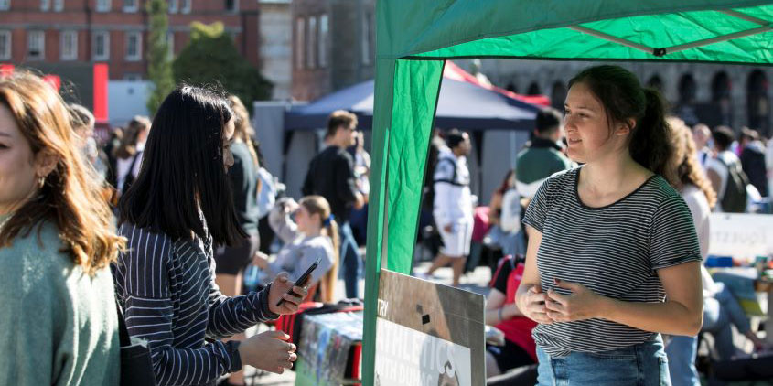 Freshers week stall