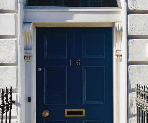 The hall door of TrinityHaus