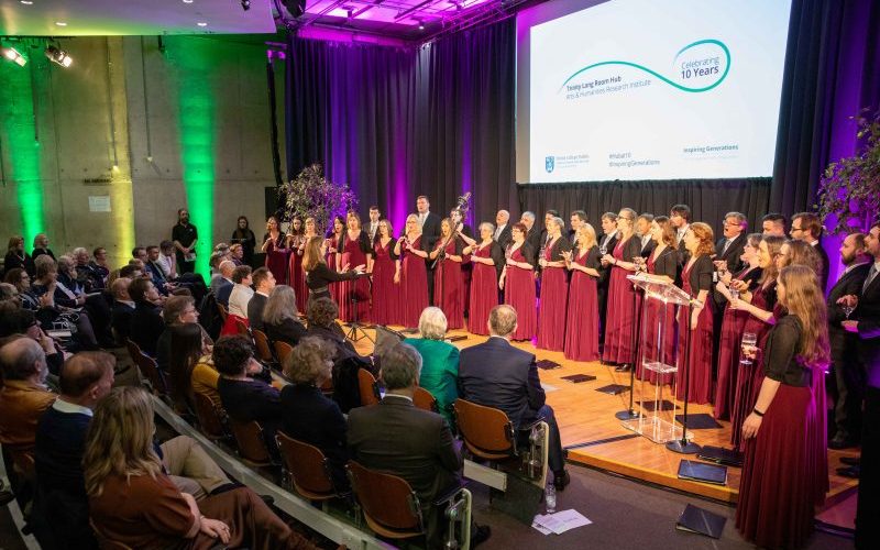 The Mornington Singers conducted by Dr Orla Flanagan, School of Creative Arts.