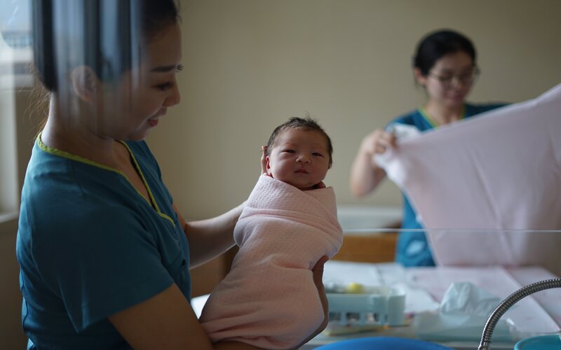 The joyous birth of a baby and the hope for 2021